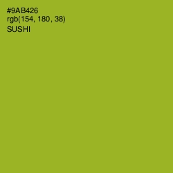 #9AB426 - Sushi Color Image