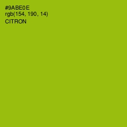 #9ABE0E - Citron Color Image