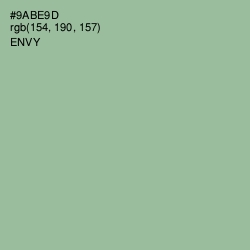 #9ABE9D - Envy Color Image
