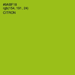 #9ABF18 - Citron Color Image