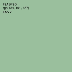 #9ABF9D - Envy Color Image