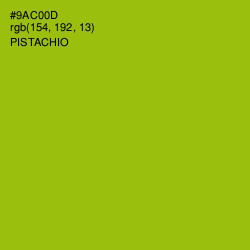 #9AC00D - Pistachio Color Image