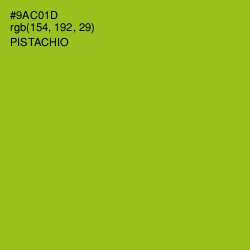 #9AC01D - Pistachio Color Image