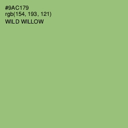 #9AC179 - Wild Willow Color Image