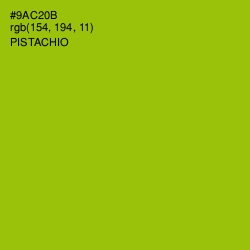 #9AC20B - Pistachio Color Image