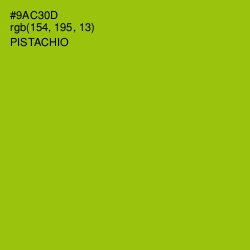 #9AC30D - Pistachio Color Image