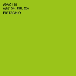 #9AC419 - Pistachio Color Image