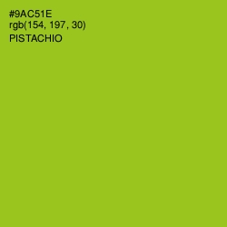 #9AC51E - Pistachio Color Image