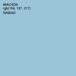 #9AC5D9 - Sinbad Color Image