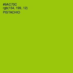 #9AC70C - Pistachio Color Image