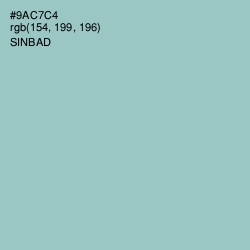 #9AC7C4 - Sinbad Color Image