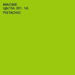 #9AC90E - Pistachio Color Image
