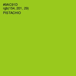 #9AC91D - Pistachio Color Image