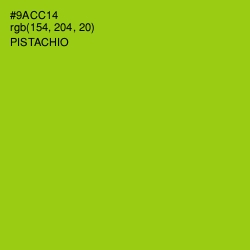 #9ACC14 - Pistachio Color Image