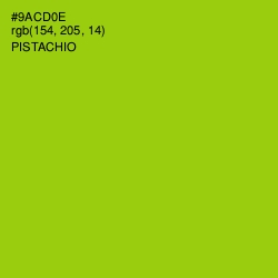 #9ACD0E - Pistachio Color Image
