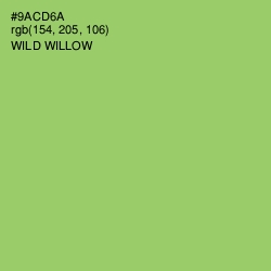 #9ACD6A - Wild Willow Color Image