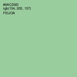 #9ACD9D - Feijoa Color Image