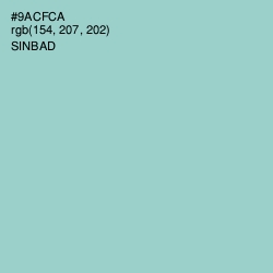 #9ACFCA - Sinbad Color Image