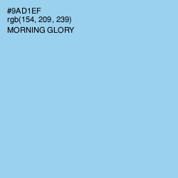 #9AD1EF - Morning Glory Color Image