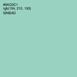 #9AD2C1 - Sinbad Color Image