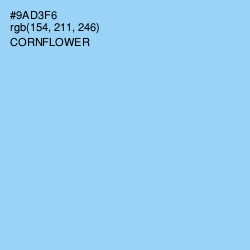 #9AD3F6 - Cornflower Color Image
