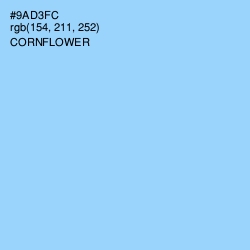 #9AD3FC - Cornflower Color Image