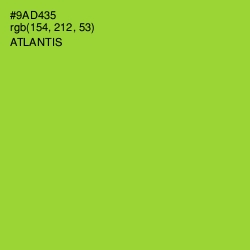 #9AD435 - Atlantis Color Image
