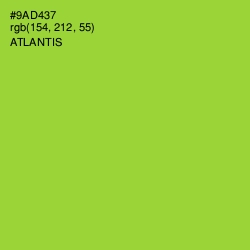 #9AD437 - Atlantis Color Image
