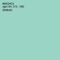 #9AD4C3 - Sinbad Color Image