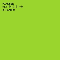 #9AD52E - Atlantis Color Image