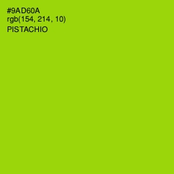 #9AD60A - Pistachio Color Image