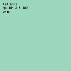 #9AD7BD - Algae Green Color Image