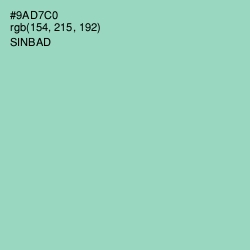 #9AD7C0 - Sinbad Color Image