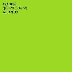 #9AD826 - Atlantis Color Image