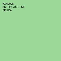 #9AD998 - Feijoa Color Image