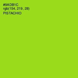 #9ADB1C - Pistachio Color Image