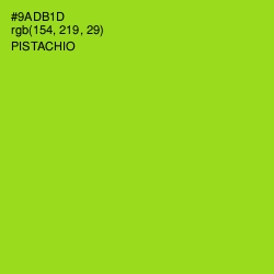 #9ADB1D - Pistachio Color Image