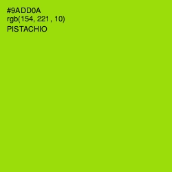 #9ADD0A - Pistachio Color Image