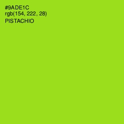 #9ADE1C - Pistachio Color Image
