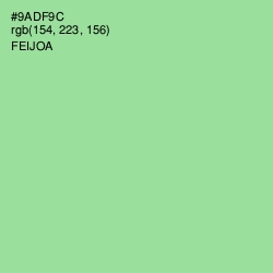 #9ADF9C - Feijoa Color Image