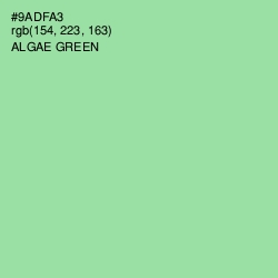 #9ADFA3 - Algae Green Color Image