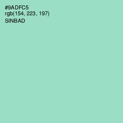 #9ADFC5 - Sinbad Color Image