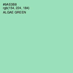 #9AE0B8 - Algae Green Color Image