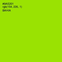 #9AE201 - Bahia Color Image