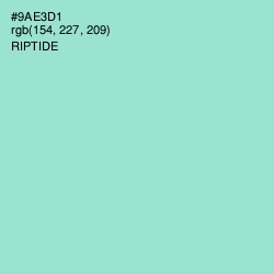 #9AE3D1 - Riptide Color Image