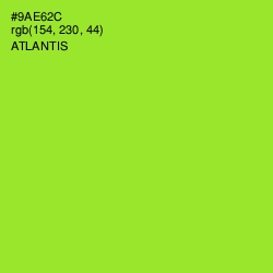 #9AE62C - Atlantis Color Image