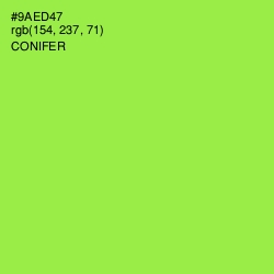 #9AED47 - Conifer Color Image