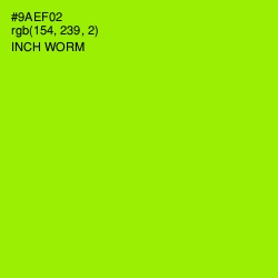 #9AEF02 - Inch Worm Color Image