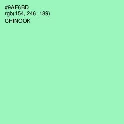 #9AF6BD - Chinook Color Image