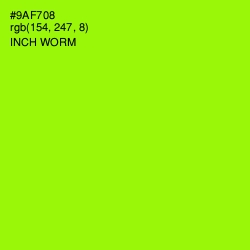 #9AF708 - Inch Worm Color Image